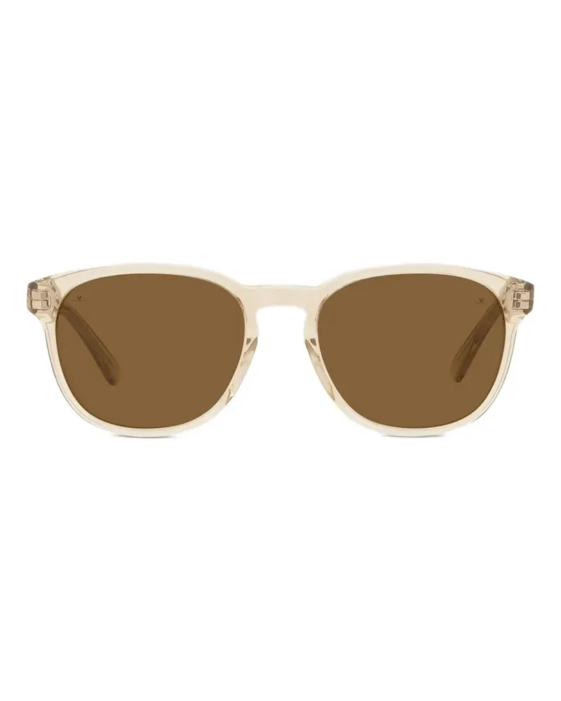 Vuarnet Sonnenbrille mit rundem Gestell - Gelb Gelb