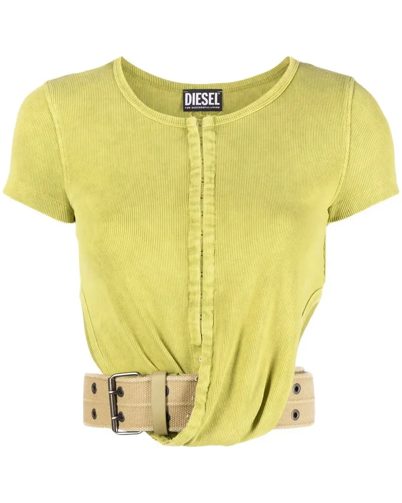 Diesel T-Holdhook Top mit Gürtel - Grün Grün