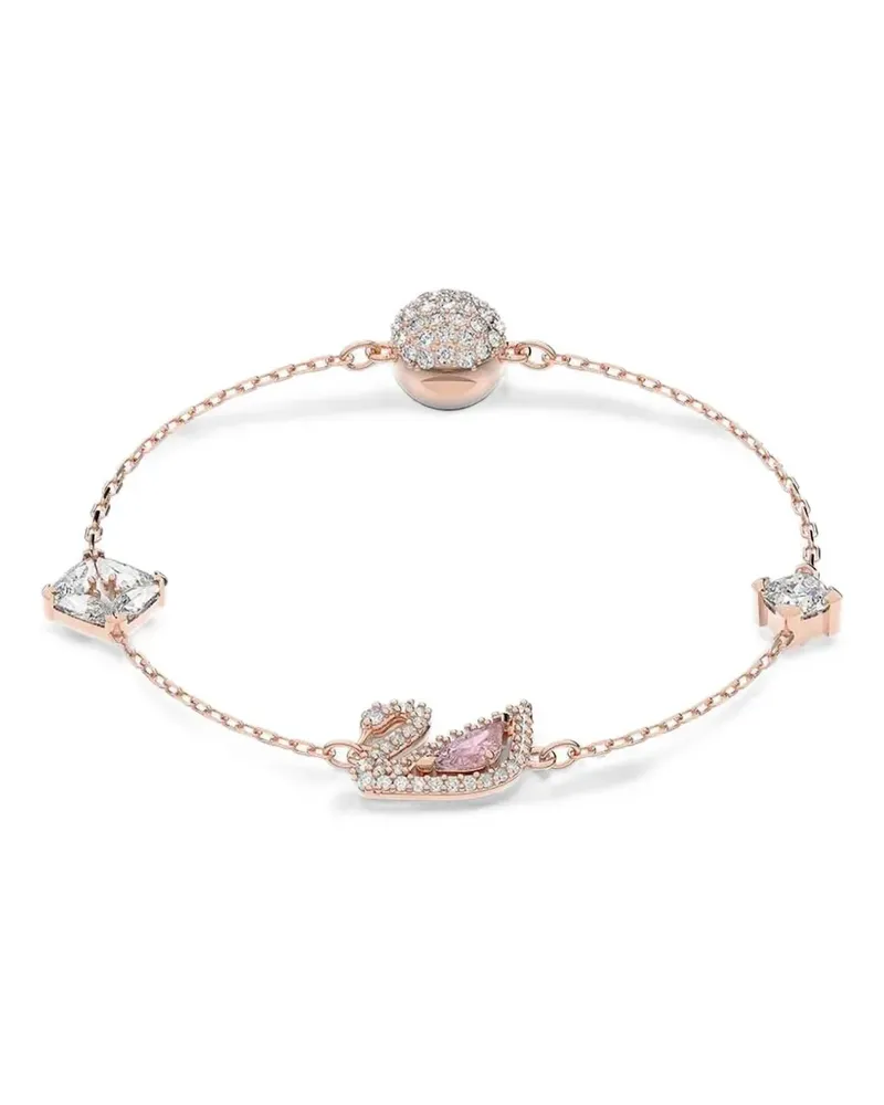 Swarovski Schwan-Armband mit Kristallen - Rosa Rosa