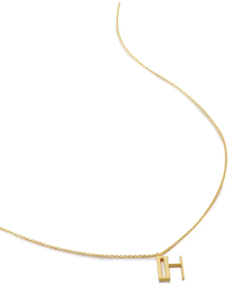 Monica Vinader H Halskette - Gold Gold