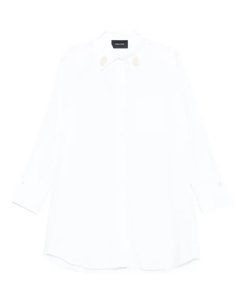 Simone Rocha Klassisches Hemd - Weiß Weiß