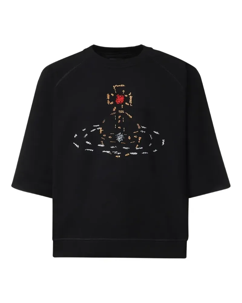 Vivienne Westwood Kurzärmeliges Sweatshirt - Schwarz Schwarz