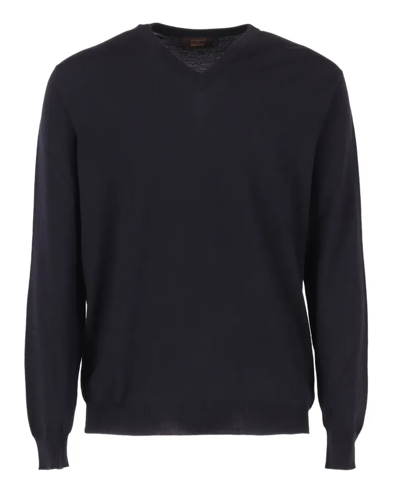 Zanone V-neck sweater - Blau Blau
