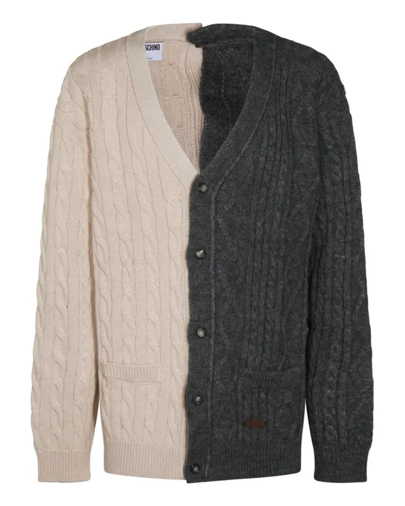 Moschino V-neck cardigan - Grau Grau