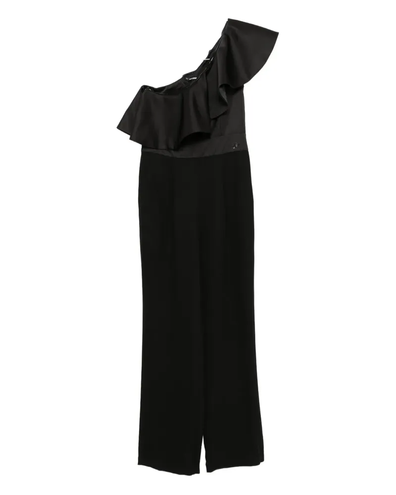 Karl Lagerfeld Einschultriger Jumpsuit - Schwarz Schwarz