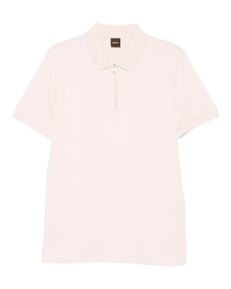 HUGO BOSS zip polo shirt - Rosa Rosa