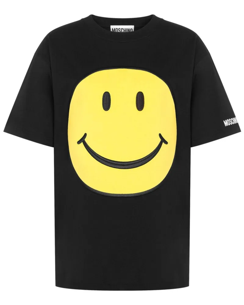 Moschino Smile T-Shirt - Schwarz Schwarz