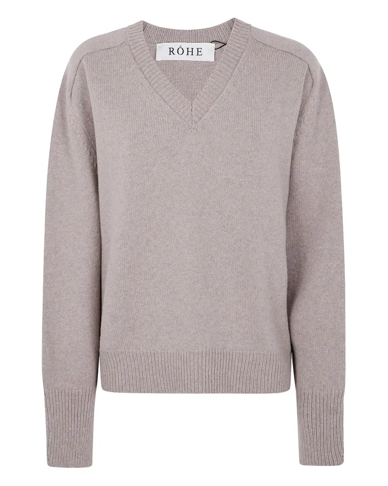 Róhe Sleeve Wrap Wollpullover - Nude Nude
