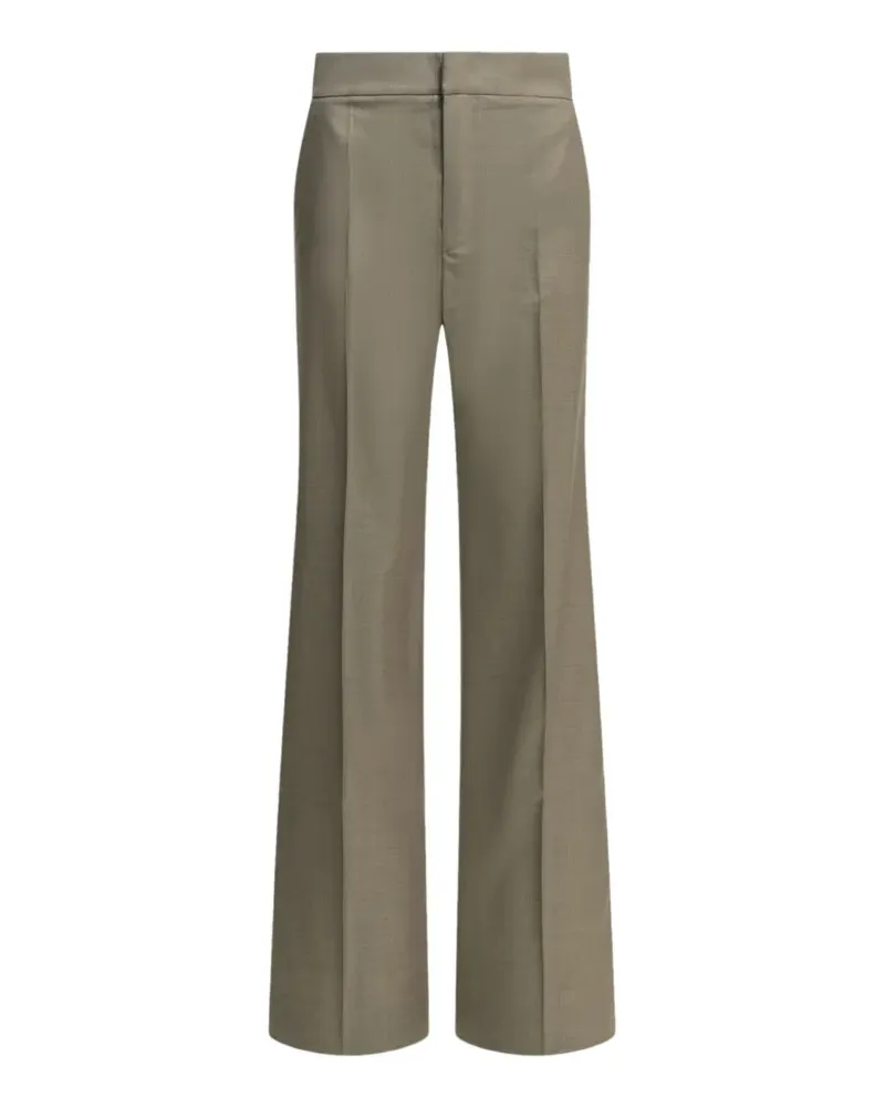 Sa Su Phi pressed-crease wide-leg trousers - Grau Grau