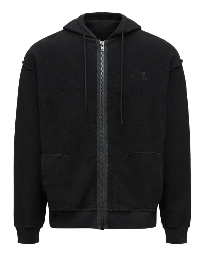 Maison Margiela Jacke mit Kapuze - Schwarz Schwarz