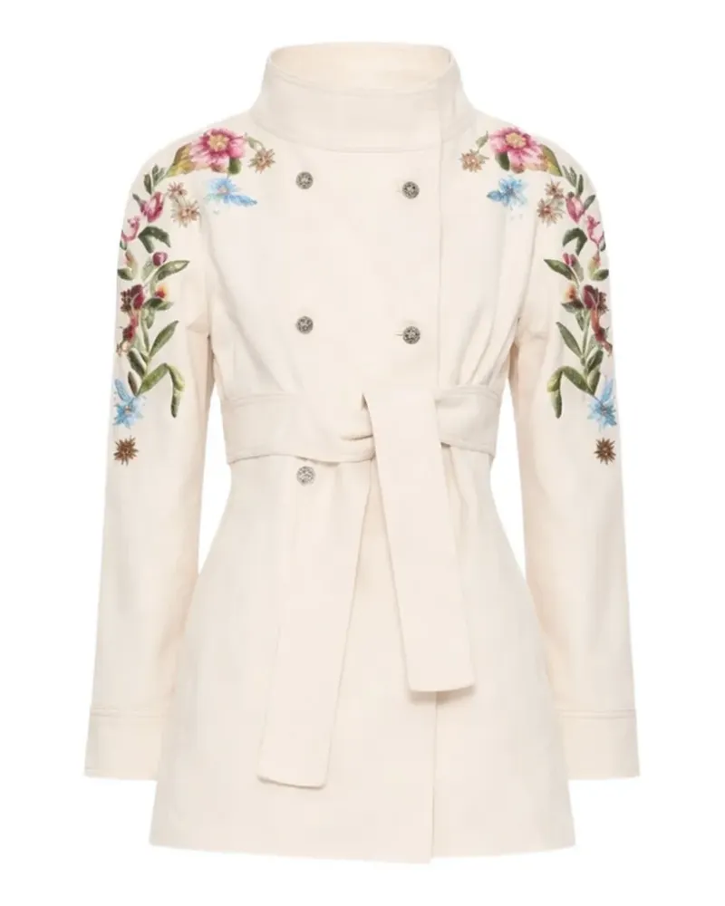 Valentino Garavani Jacke mit Gürtel - Nude Nude