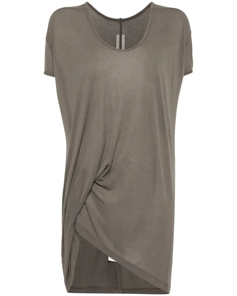 Rick Owens Hiked T-Shirt - Grau Grau