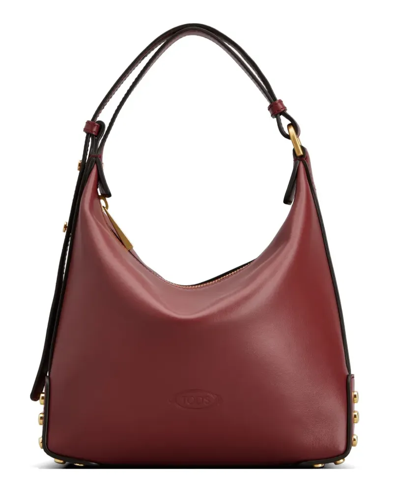 TOD'S Mini Schultertasche mit Nieten - Rot Rot