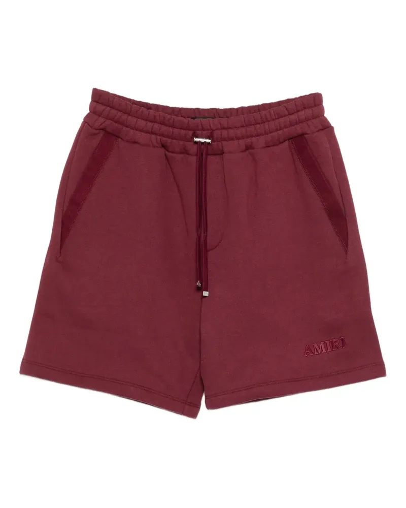 Amiri drawstring logo-embroidery track shorts - Rot Rot