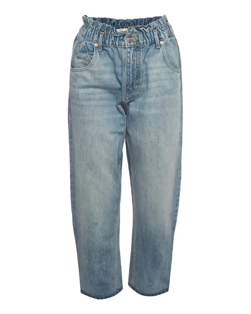 Maje elasticated faded jeans - Blau Blau