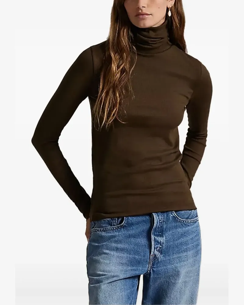 Ralph Lauren Klassischer Rollkragenpullover - Braun Braun
