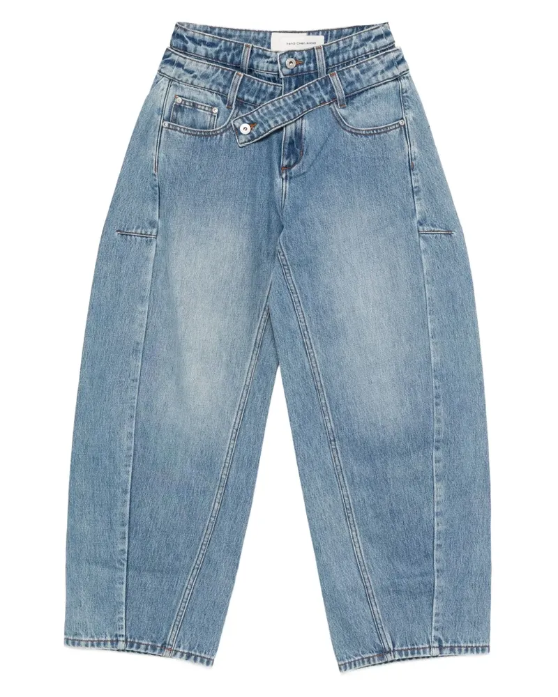 Feng Chen Wang Jeans mit weitem Bein - Blau Blau