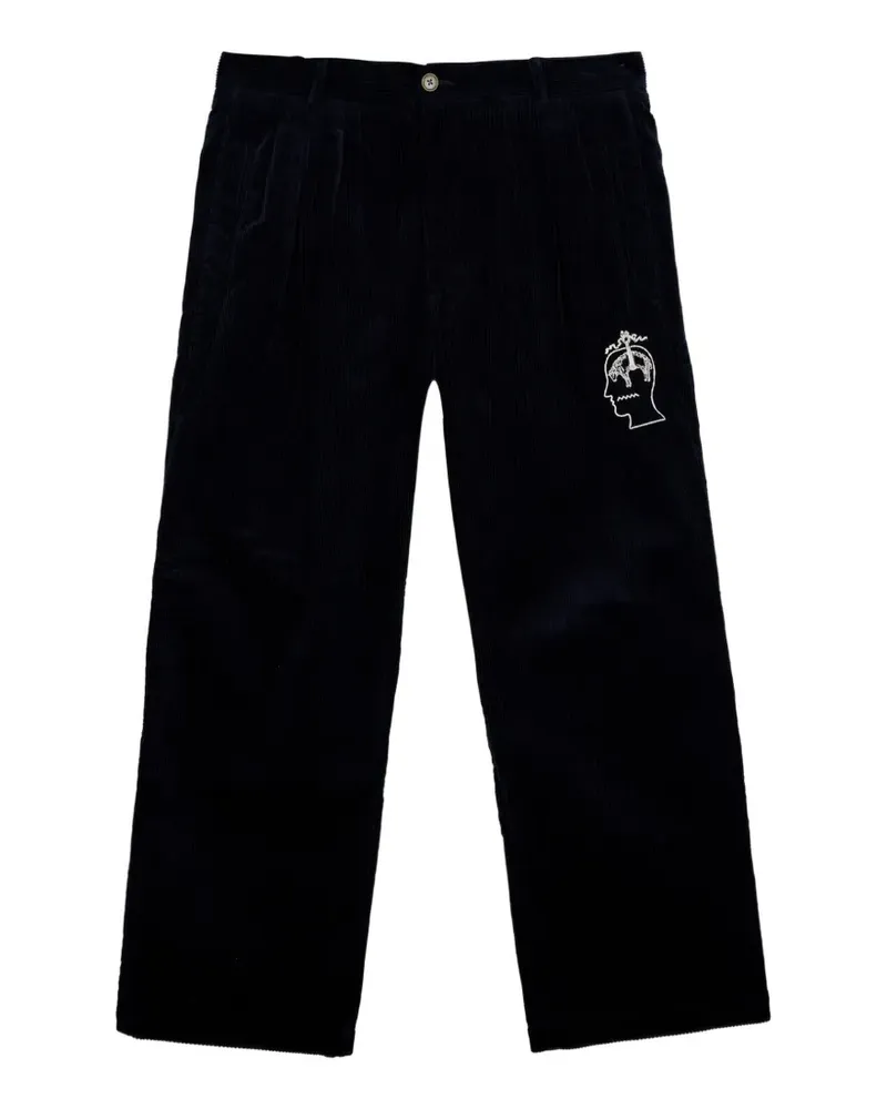 Brooks Brothers x Brain Dead Hose mit Stickerei - Blau Blau