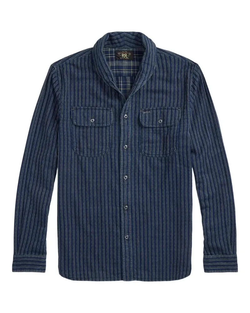 Ralph Lauren Gestreiftes Hemd - Blau Blau