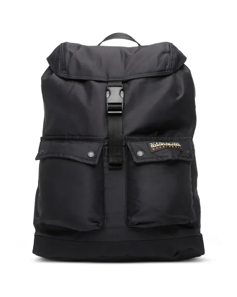 Napapijri Olina Rucksack mit Schnalle - Schwarz Schwarz