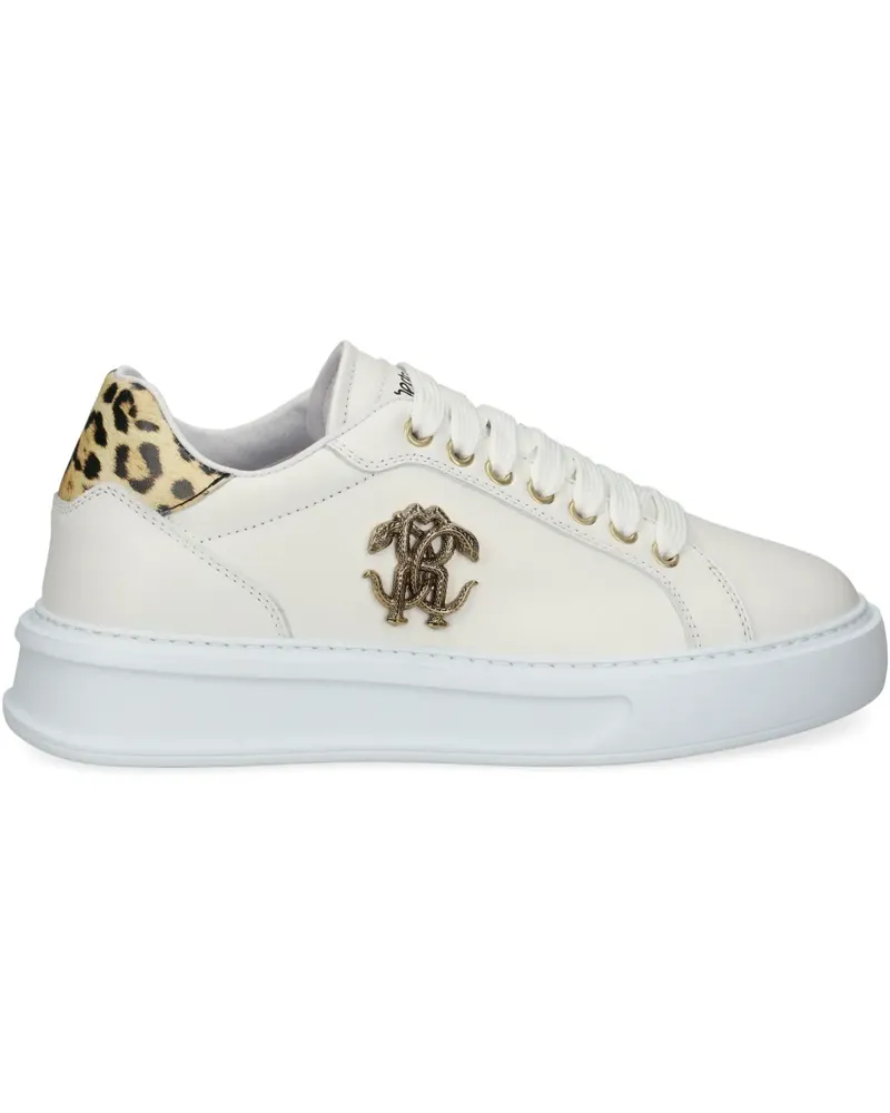 Roberto Cavalli Sneakers aus Leder - Nude Nude