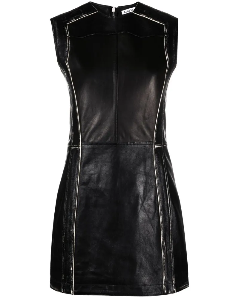 Acne Studios Ärmelloses Minikleid - Schwarz Schwarz