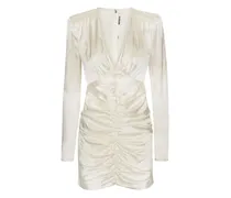 Minikleid mit Raffungen - Nude