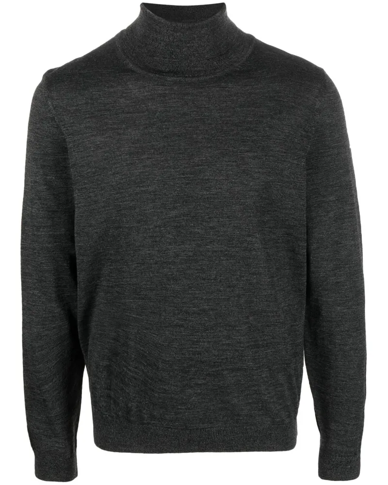 HUGO BOSS Pullover mit Rollkragen - Grau Grau