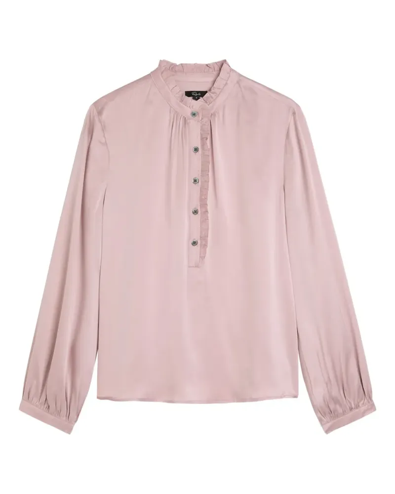 RAILS ruffled buttoned blouse - Rosa Rosa