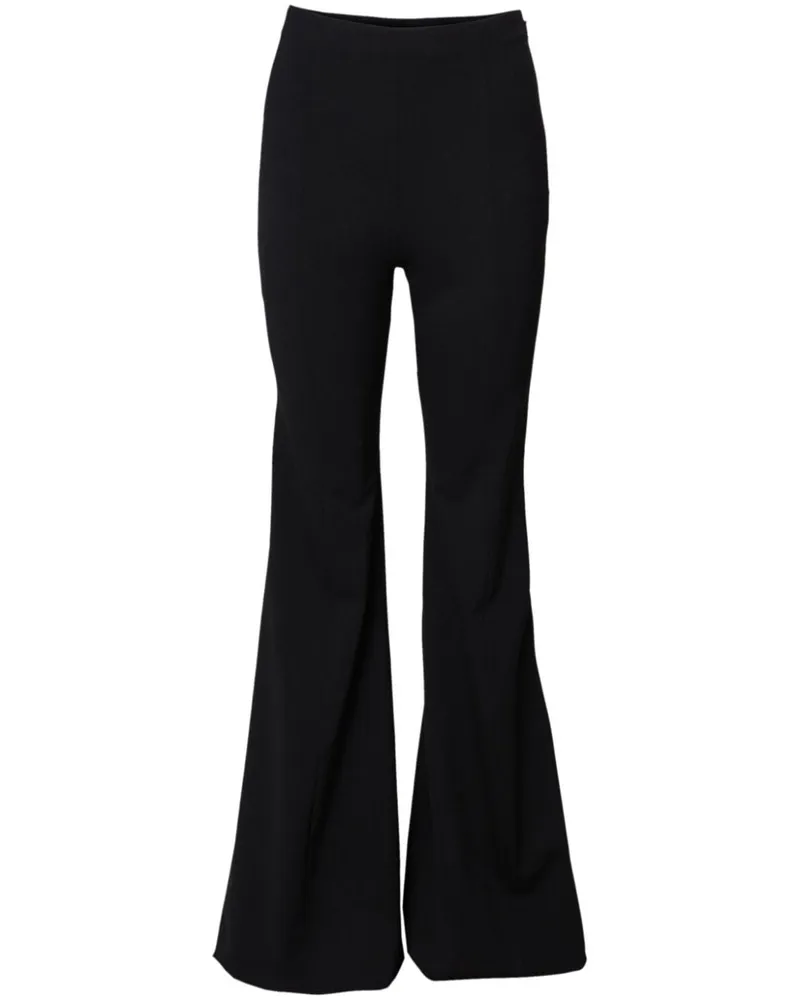 Carolina Herrera New York Ausgestellte High-Waist-Hose - Schwarz Schwarz