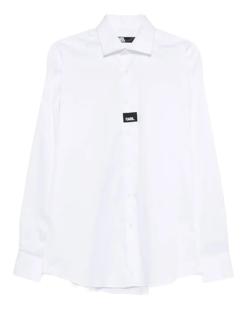 Karl Lagerfeld logo-motif shirt - Weiß Weiß