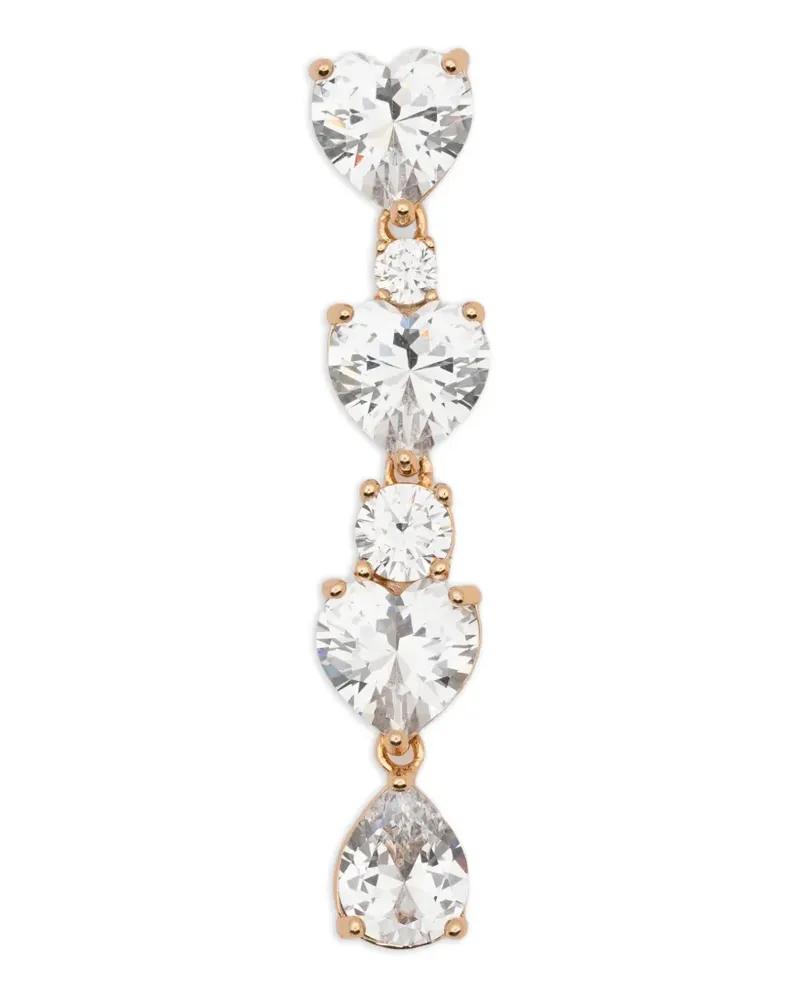 Self-Portrait Hängeohrringe mit Herzform - Gold Gold