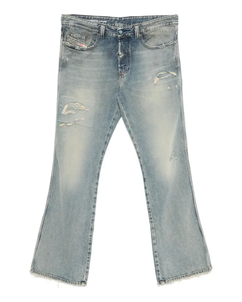 Diesel distressed faded jeans - Blau Blau
