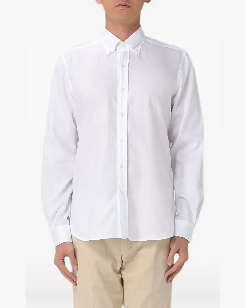 Fay long-sleeve shirt - Weiß Weiß