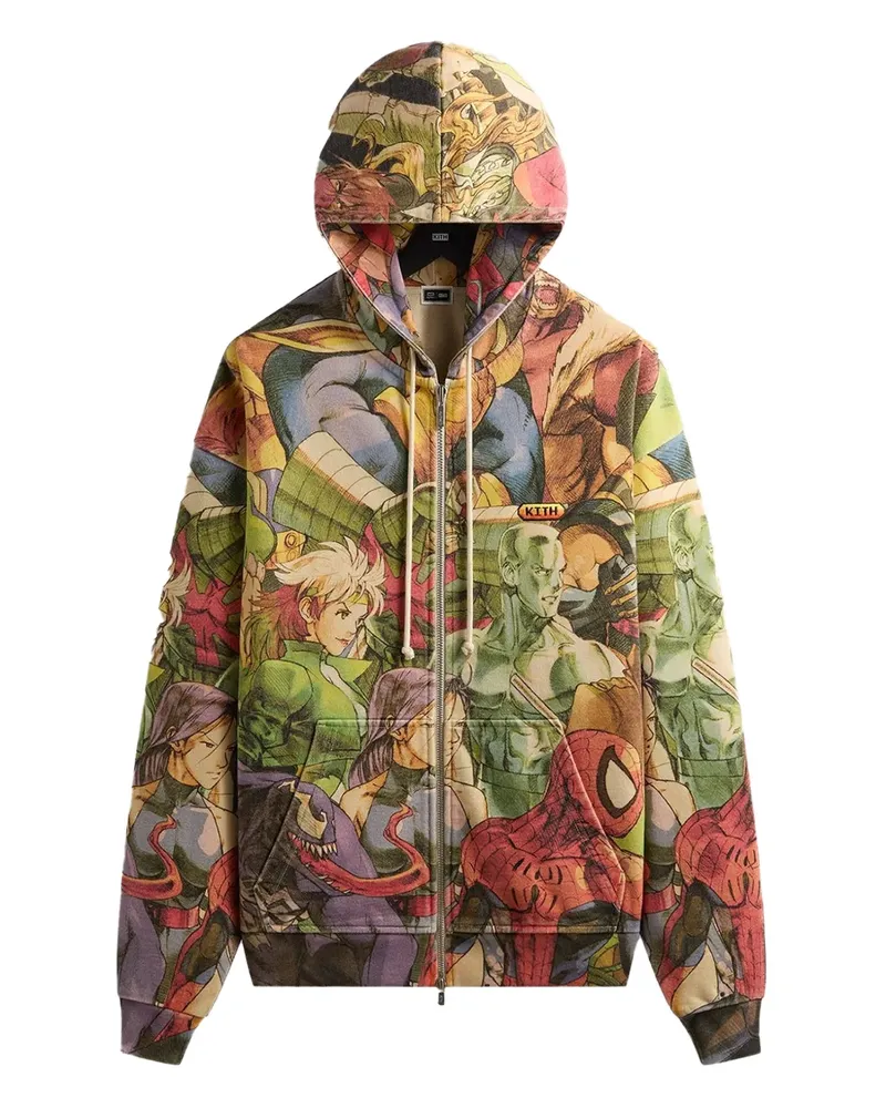 KITH New Age of Heroes Nelson hoodie - Grün Grün