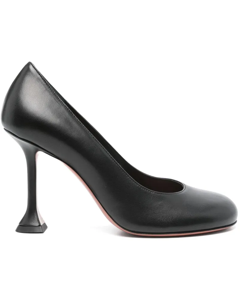Amina Muaddi Iris Pumps 95mm - Schwarz Schwarz