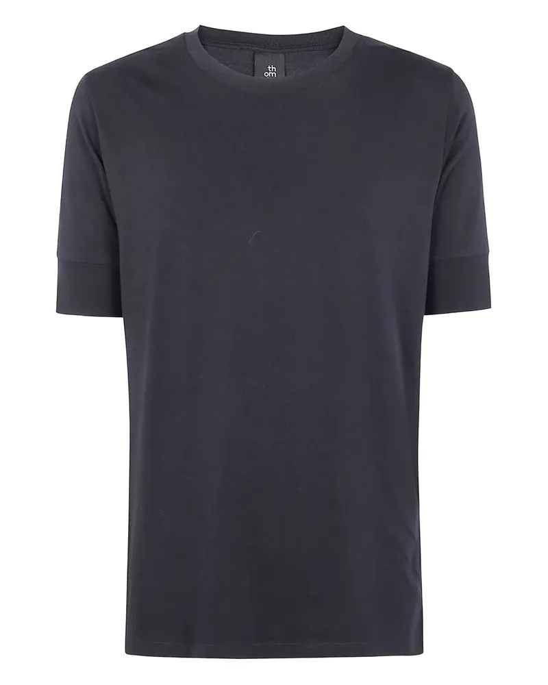 THOM KROM T-Shirt mit Rundhalsausschnitt - Schwarz Schwarz
