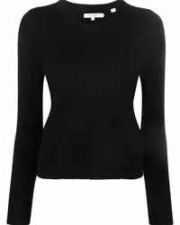 Chinti & Parker Cropped-Pullover aus Kaschmir Schwarz