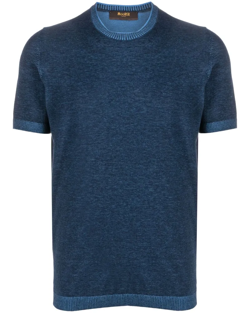 MOORER Jude-VCR T-Shirt - Blau Blau