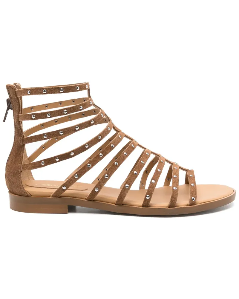Anna F. Sandalen aus Wildleder - Braun Braun