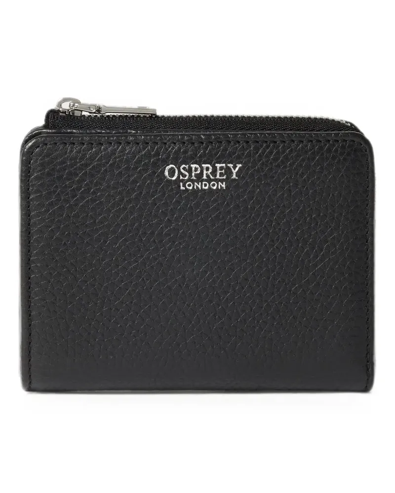 Osprey medium Core leather wallet - Schwarz Schwarz