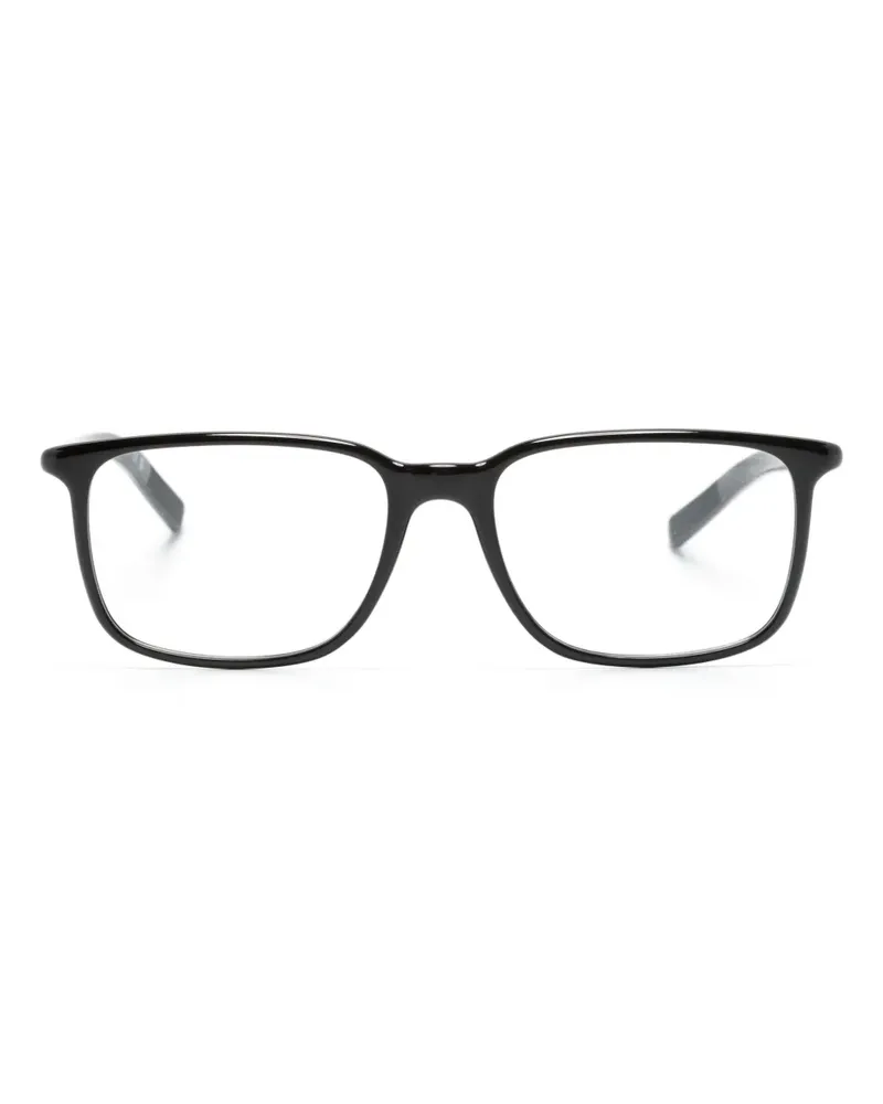 Montblanc Brille mit eckigem Gestell - Schwarz Schwarz
