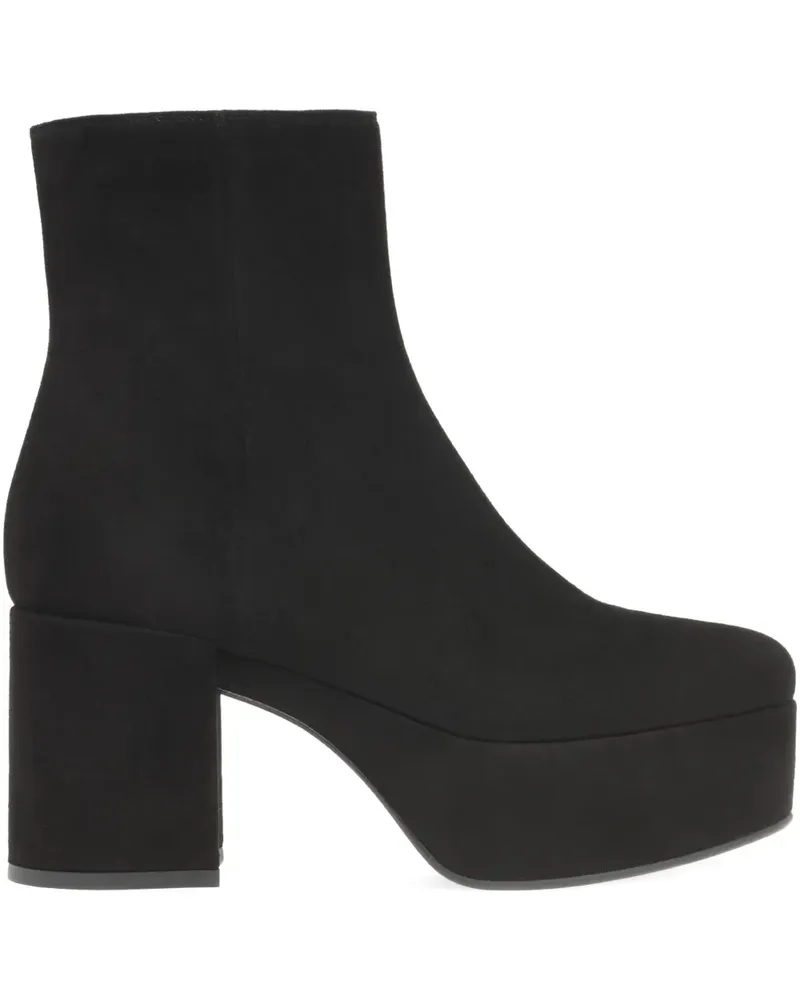 Gianvito Rossi Sally Stiefeletten mit Plateau - Schwarz Schwarz