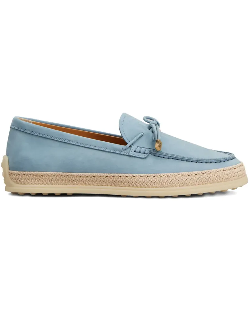 TOD'S Loafer mit Flechtborten - Blau Blau