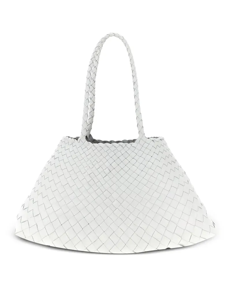 Dragon Diffusion Gewebte Schultertasche - Weiß Weiß
