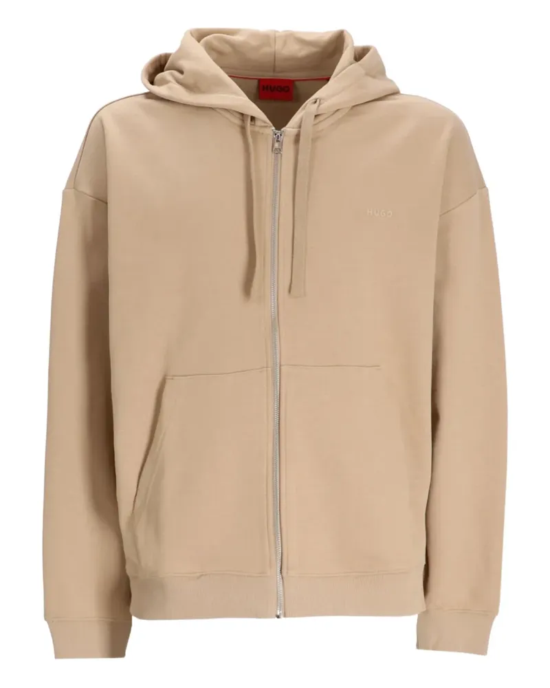 HUGO BOSS Sweatshirtjacke mit Kapuze - Nude Nude