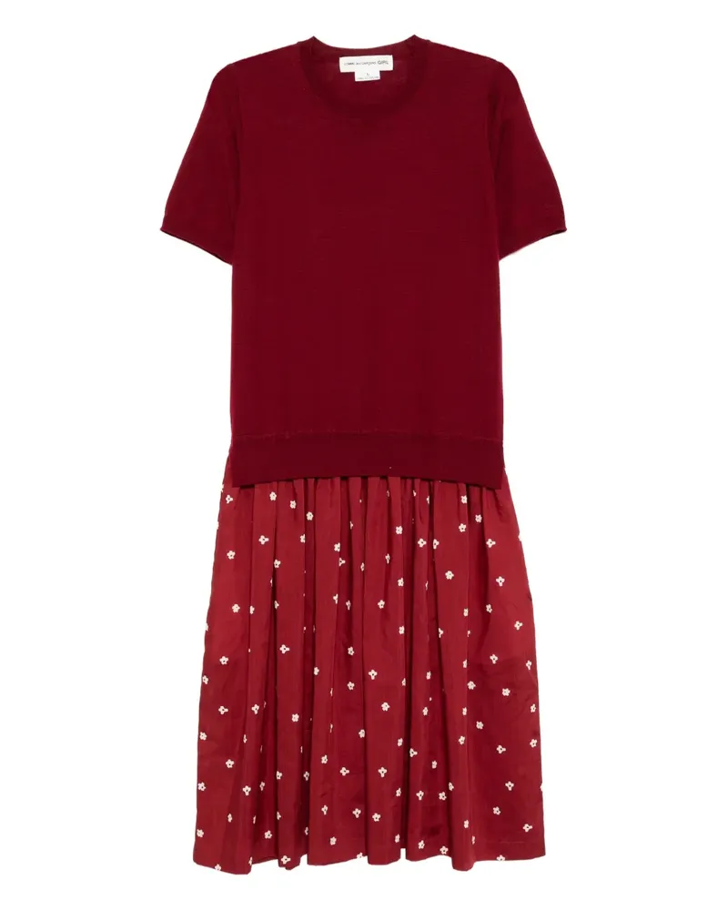 Comme des Garçons Kleid mit Print - Rot Rot