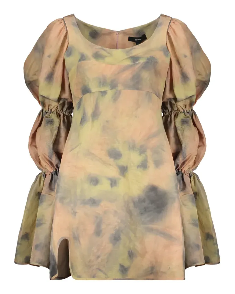 ELLERY scoop-neck mini dress - Nude Nude