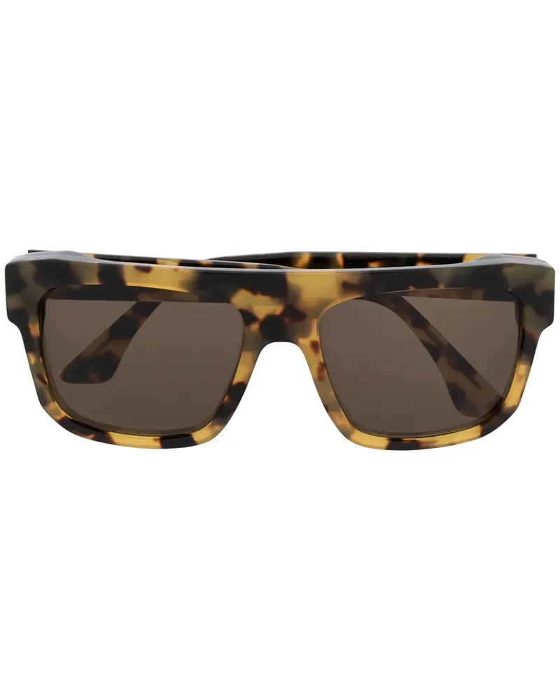 Thierry Lasry Eckige 'Felony' Sonnenbrille - Braun Braun