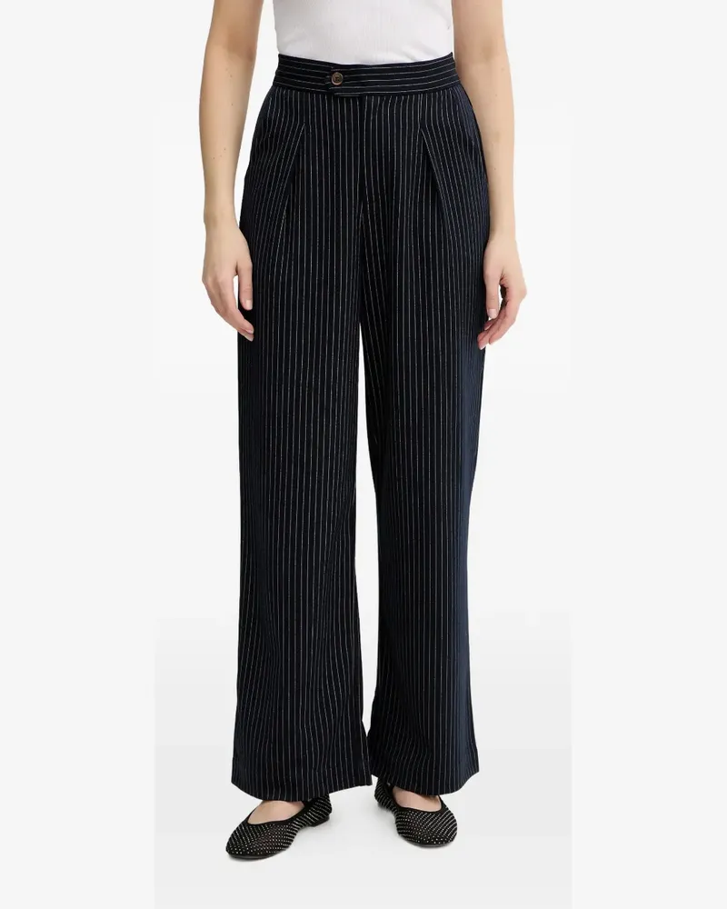 Never Fully Dressed Arden Hose mit Nadelstreifen - Blau Blau